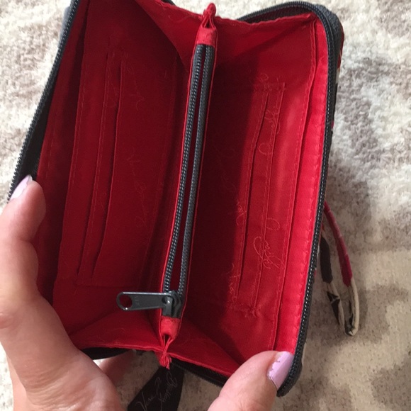 Vera Bradley Cheery Blossoms Zip Wristlet - Picture 5 of 5